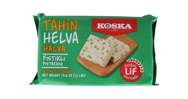 Koska Tahini halva with pistachio 500 gr